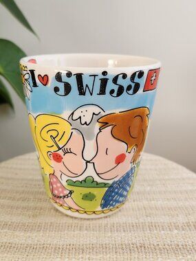 Blond Amsterdam Souvenir Mug I Love Swiss Coffee Cup Mug